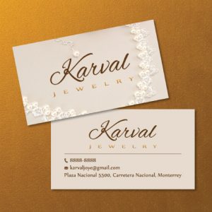 Jewelry Store Business Card