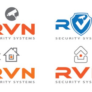 "RVN" logo skices