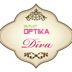 "Outlet Optika" šampanieša etiķete